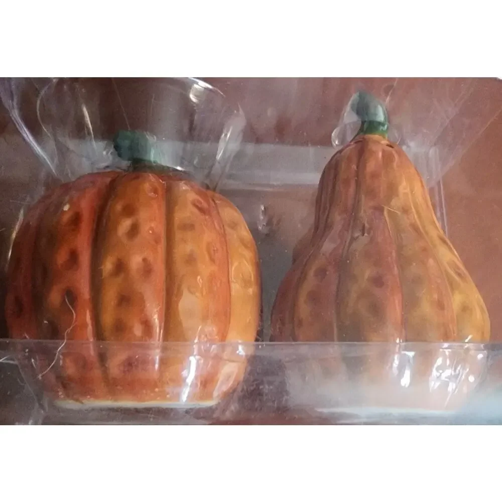 Robert Stanley Collection, Pumpkin Salt & Pepper Shakers Fall * New *